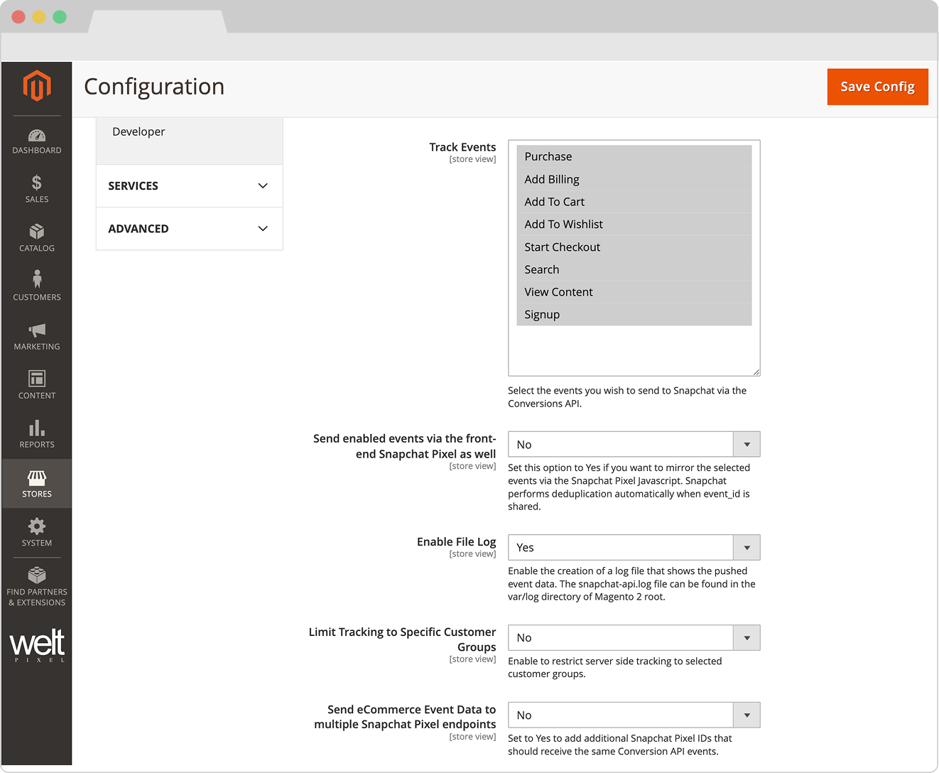 Advanced Configuration